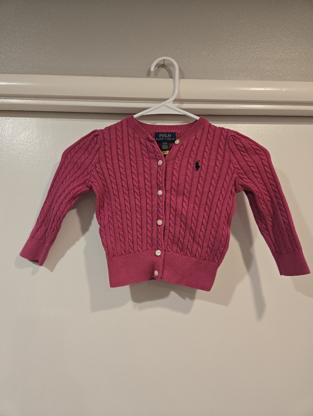 Polo by Ralph Lauren Pink Cardigan